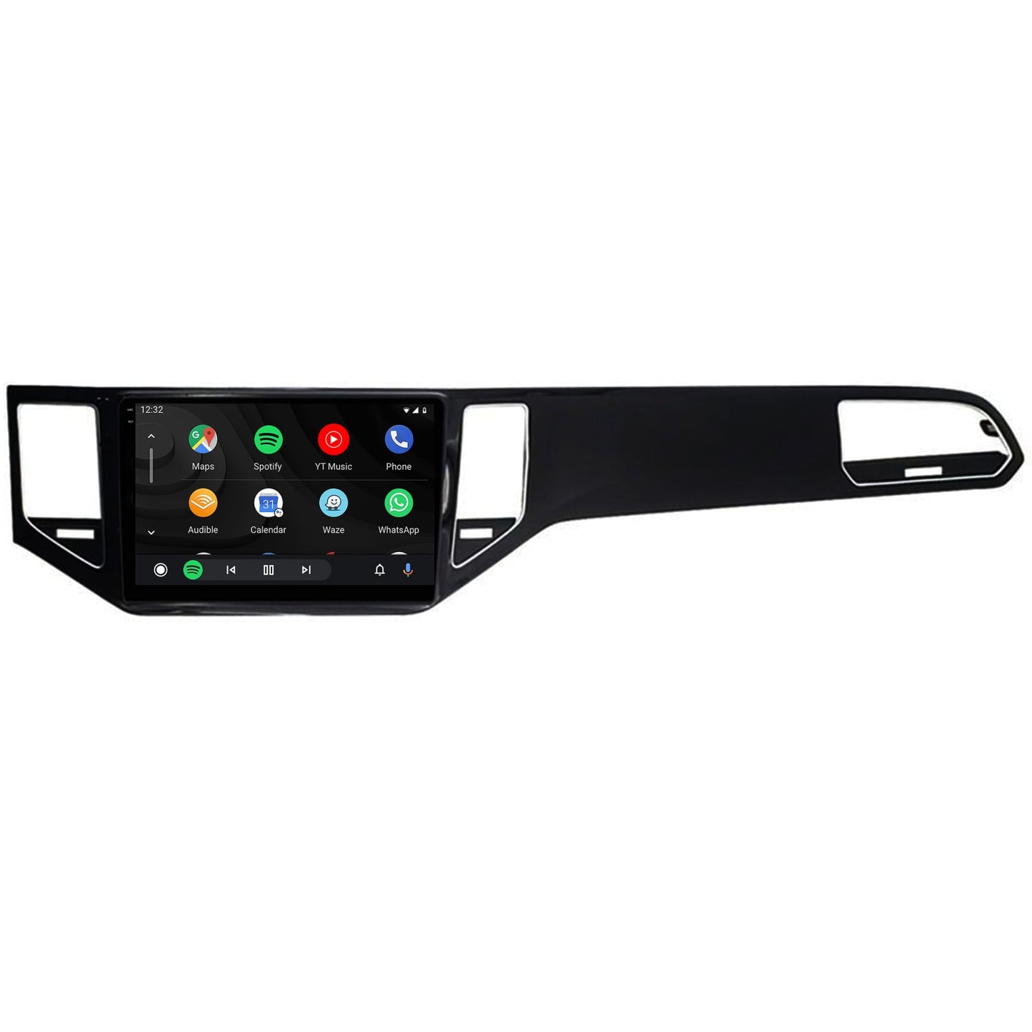 Navigatie 2K HUB64 Volkswagen Golf Sportsvan (2014-2020), 8GB RAM, Android, Octacore, Slot Sim 4G, DSP, GPS, Wi-FI, Carplay, Android Auto, USB, Bluetooth, Waze, Touchscreen, 10.36 Inch