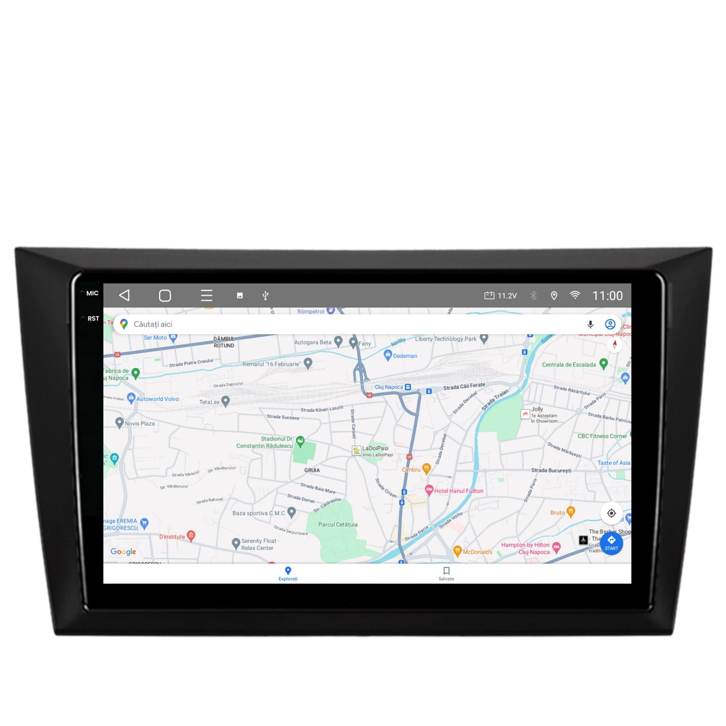 Navigatie 2K HUB64 Volkswagen Golf 6, 8GB RAM, Android, Octacore, Slot Sim 4G, DSP, GPS, Wi-FI, Carplay, Android Auto, USB, Bluetooth, Waze, Touchscreen, 9.5 Inch