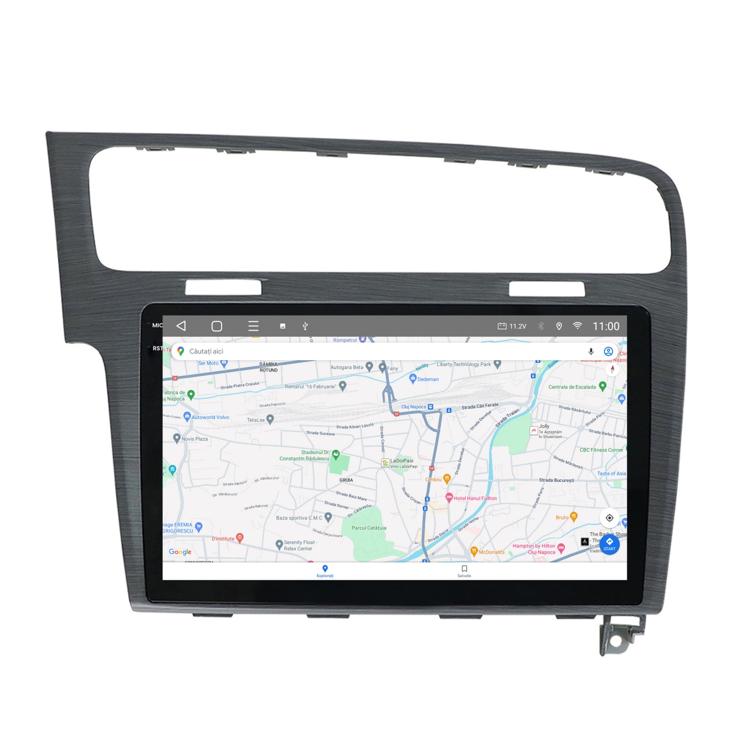 Navigatie 2K HUB64 Volkswagen GOLF 7, 8GB RAM, Android, Octacore, Slot Sim 4G, DSP, GPS, Wi-FI, Carplay, Android Auto, USB, Bluetooth, Waze, Touchscreen, 10.36 Inch