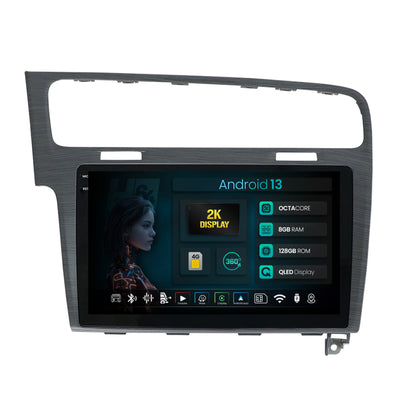 Navigatie 2K HUB64 Volkswagen GOLF 7, 8GB RAM, Android, Octacore, Slot Sim 4G, DSP, GPS, Wi-FI, Carplay, Android Auto, USB, Bluetooth, Waze, Touchscreen, 10.36 Inch