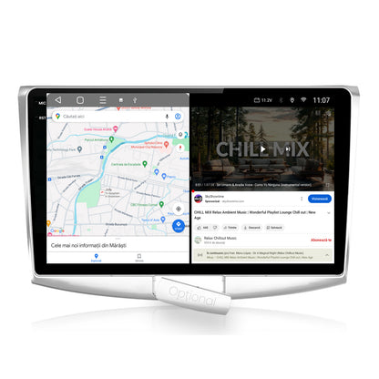 Navigatie 2K HUB64 Volkswagen Passat B6 / B7 / CC, 4GB RAM, Android, Octacore, Slot Sim 4G, DSP, GPS, Wi-FI, Carplay, Android Auto, USB, Bluetooth, Waze, Touchscreen,, 10.36 Inch