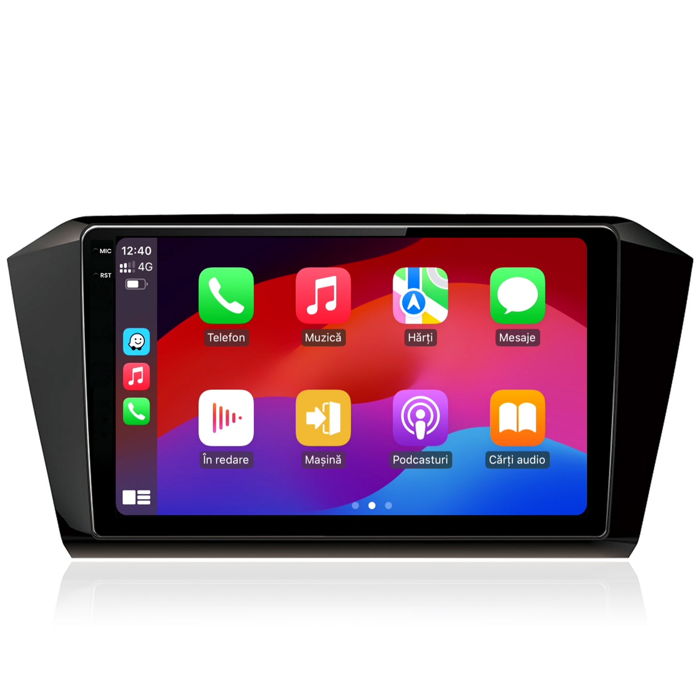 Navigatie 2K HUB64 Volkswagen Passat B8, 8GB RAM, Android, Octacore, Slot Sim 4G, DSP, GPS, Wi-FI, Carplay, Android Auto, USB, Bluetooth, Waze, Touchscreen, 10.36 Inch