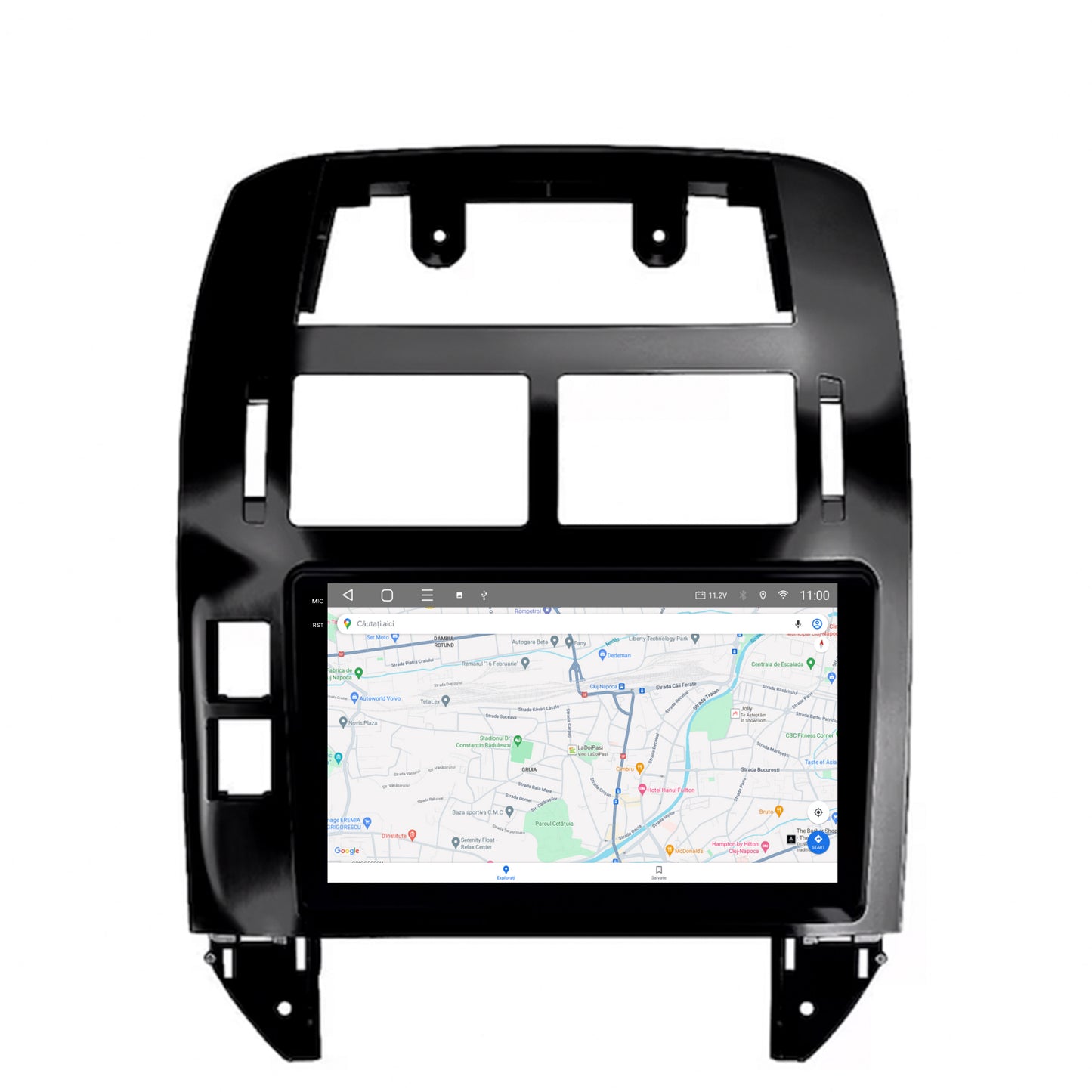 Navigatie 2K HUB64 Volkswagen Polo (2004-2011), 4GB RAM, Android, Octacore, Slot Sim 4G, DSP, GPS, Wi-FI, Carplay, Android Auto, USB, Bluetooth, Waze, Touchscreen, 9.5 Inch