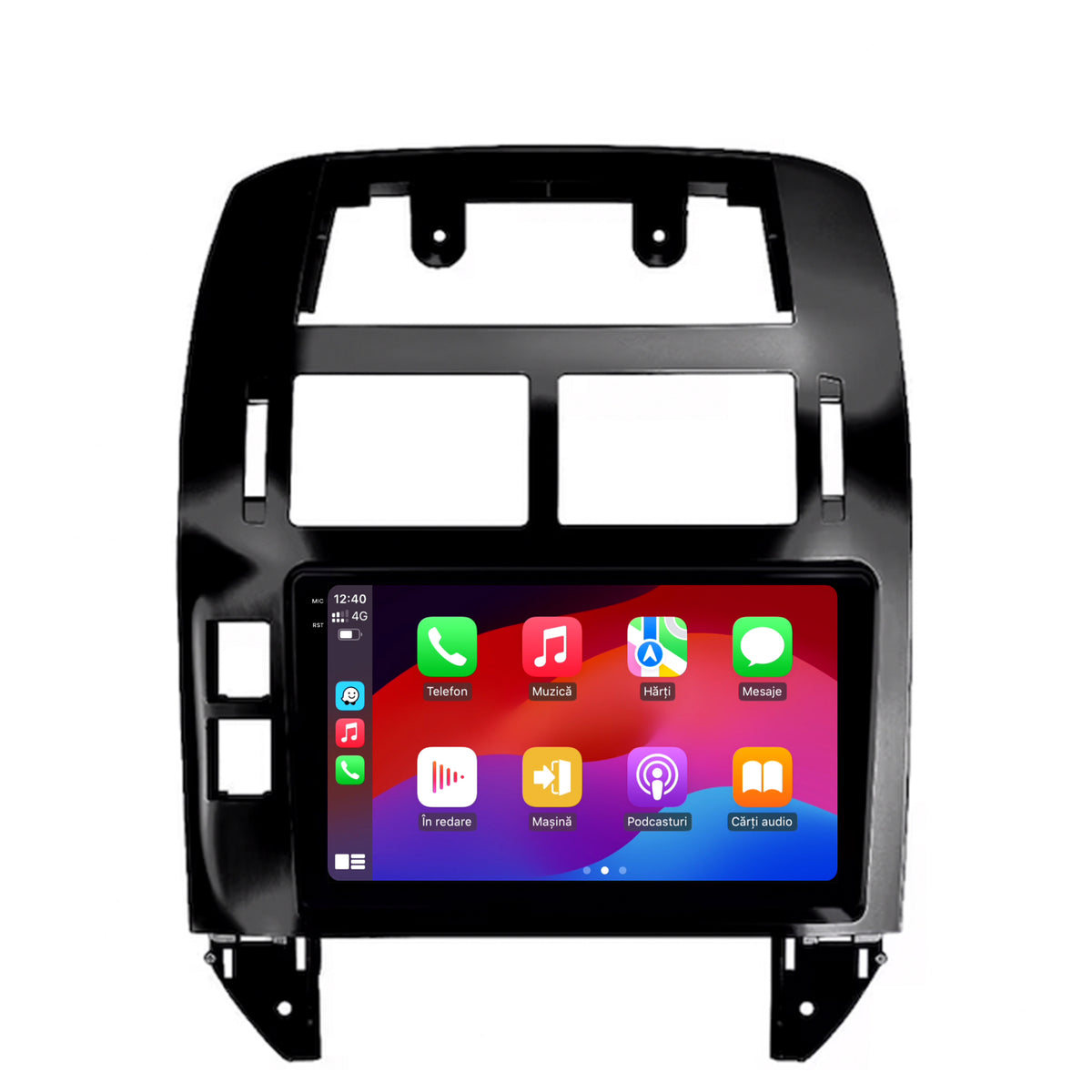Navigatie 2K HUB64 Volkswagen Polo (2004-2011), 4GB RAM, Android, Octacore, Slot Sim 4G, DSP, GPS, Wi-FI, Carplay, Android Auto, USB, Bluetooth, Waze, Touchscreen, 9.5 Inch