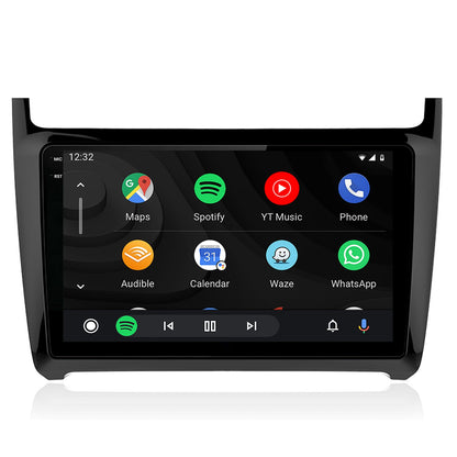 Navigatie 2K HUB64 Volkswagen Polo (2014+), 4GB RAM, Android, Octacore, Slot Sim 4G, DSP, GPS, Wi-FI, Carplay, Android Auto, USB, Bluetooth, Waze, Touchscreen, 9.5 Inch
