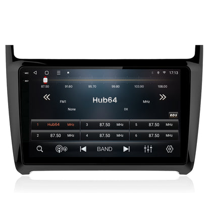 Navigatie 2K HUB64 Volkswagen Polo (2014+), 8GB RAM, Android, Octacore, Slot Sim 4G, DSP, GPS, Wi-FI, Carplay, Android Auto, USB, Bluetooth, Waze, Touchscreen, 9.5 Inch