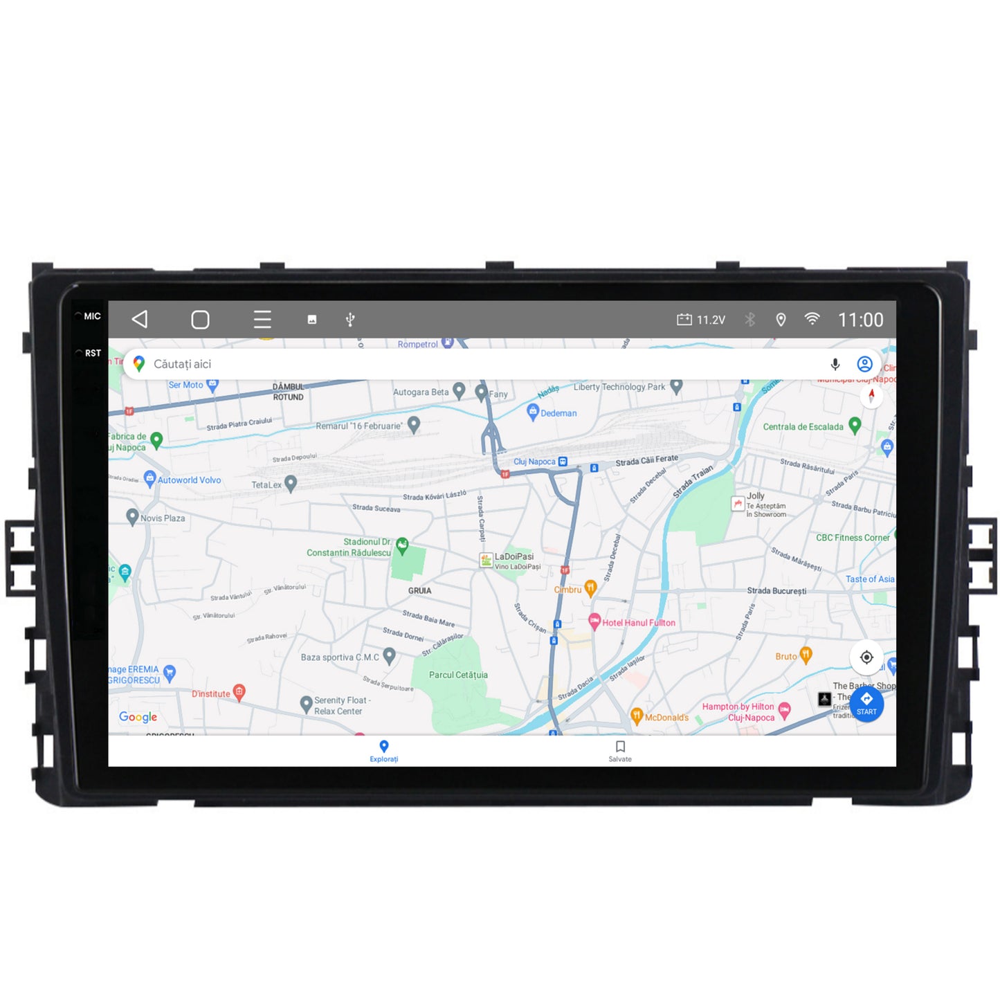Navigatie 2K HUB64 Volkswagen Polo (2018+), 8GB RAM, Android, Octacore, Slot Sim 4G, DSP, GPS, Wi-FI, Carplay, Android Auto, USB, Bluetooth, Waze, Touchscreen, 9.5 Inch