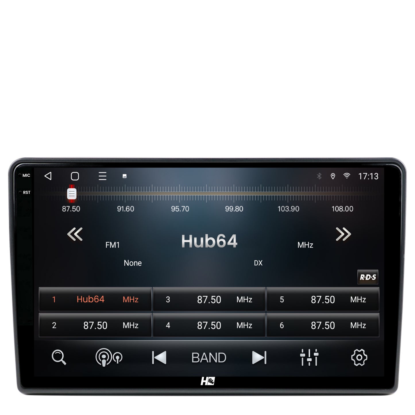 Navigatie 2K HUB64 Volkswagen / Skoda / Seat, Passat B5 / Golf IV / Sharan / T4-T5 / Jetta / Polo, 4GB RAM, Android, GPS, Wi-FI, Carplay, Android Auto, USB, Bluetooth, Radio, Waze, Touchscreen, 10.