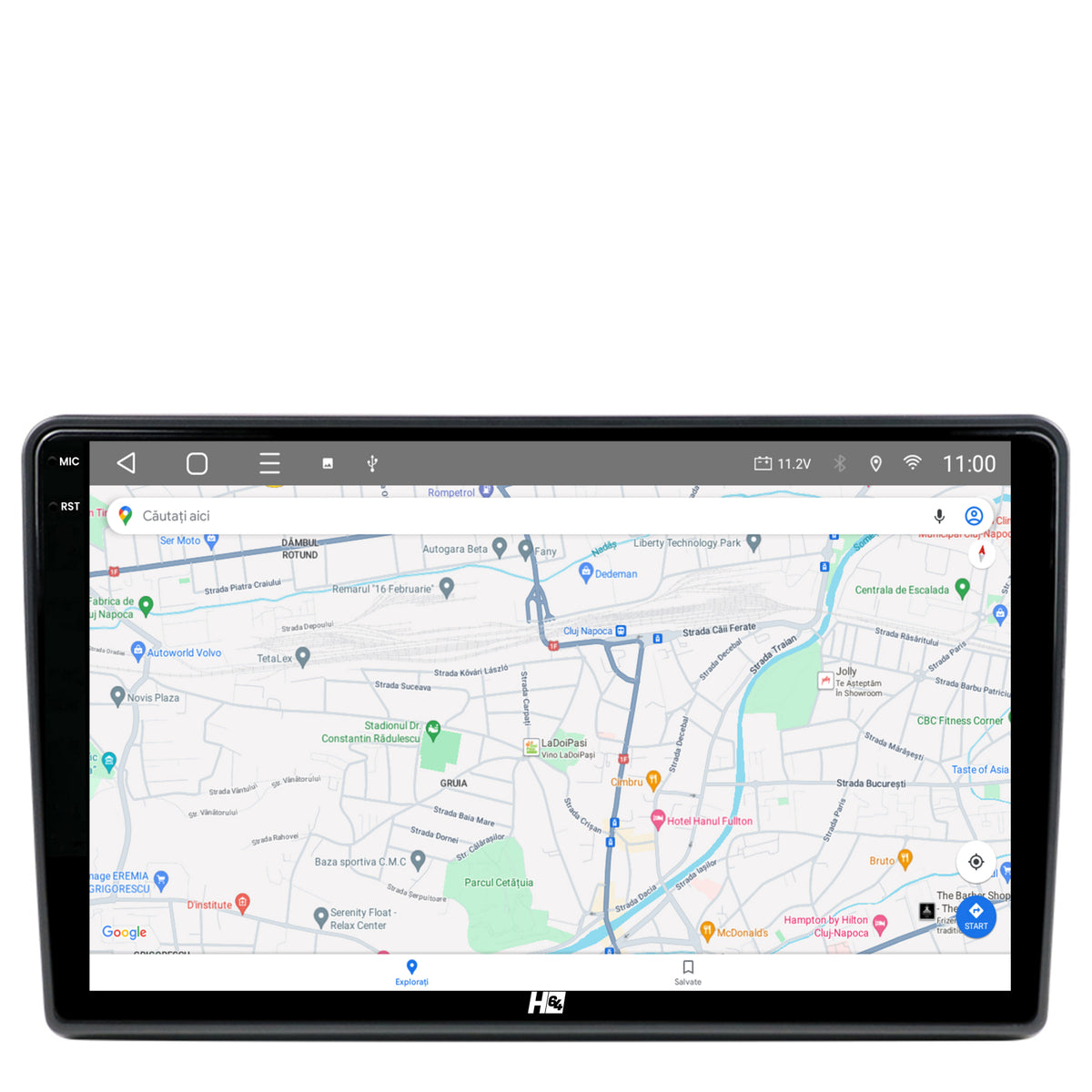 Navigatie 2K HUB64 Volkswagen / Skoda / Seat, Passat B5 / Golf IV / Sharan / T4-T5 / Jetta / Polo, 8GB RAM, Android, GPS, Wi-FI, Carplay, Android Auto, USB, Bluetooth, Radio, Waze, Touchscreen, 10.