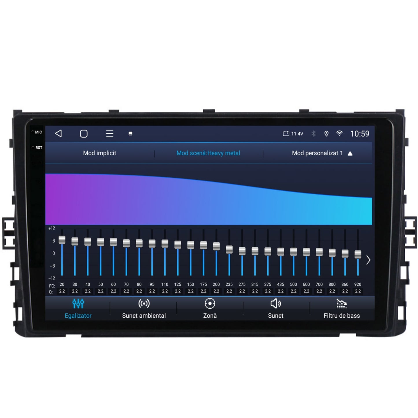 Navigatie 2K HUB64 Volkswagen T-Roc (2017-Prezent), 4GB RAM, Android, Octacore, Slot Sim 4G, DSP, GPS, Wi-FI, Carplay, Android Auto, USB, Bluetooth, Waze, Touchscreen, 9.5 Inch