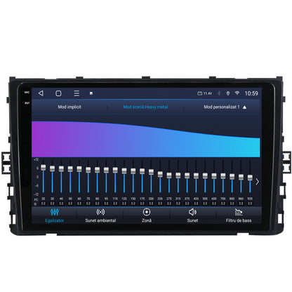 Navigatie 2K HUB64 Volkswagen T-Roc (2017-Prezent), 4GB RAM, Android, Octacore, Slot Sim 4G, DSP, GPS, Wi-FI, Carplay, Android Auto, USB, Bluetooth, Waze, Touchscreen, 9.5 Inch