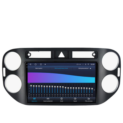 Navigatie 2K HUB64 Volkswagen Tiguan (2008-2010) / VW Golf 5 Plus (2004-2012), 4GB RAM, Android, Octacore, Slot Sim 4G, DSP, GPS, Wi-FI, Carplay, Android Auto, USB, Bluetooth, Waze, Touchscreen, 9.