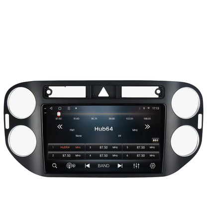 Navigatie 2K HUB64 Volkswagen Tiguan (2008-2010) / VW Golf 5 Plus (2004-2012), 4GB RAM, Android, Octacore, Slot Sim 4G, DSP, GPS, Wi-FI, Carplay, Android Auto, USB, Bluetooth, Waze, Touchscreen, 9.