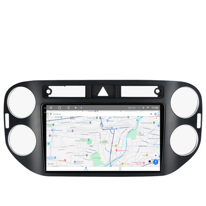 Navigatie 2K HUB64 Volkswagen Tiguan (2008-2010) / VW Golf 5 Plus (2004-2012), 8GB RAM, Android, Octacore, Slot Sim 4G, DSP, GPS, Wi-FI, Carplay, Android Auto, USB, Bluetooth, Waze, Touchscreen, 9.