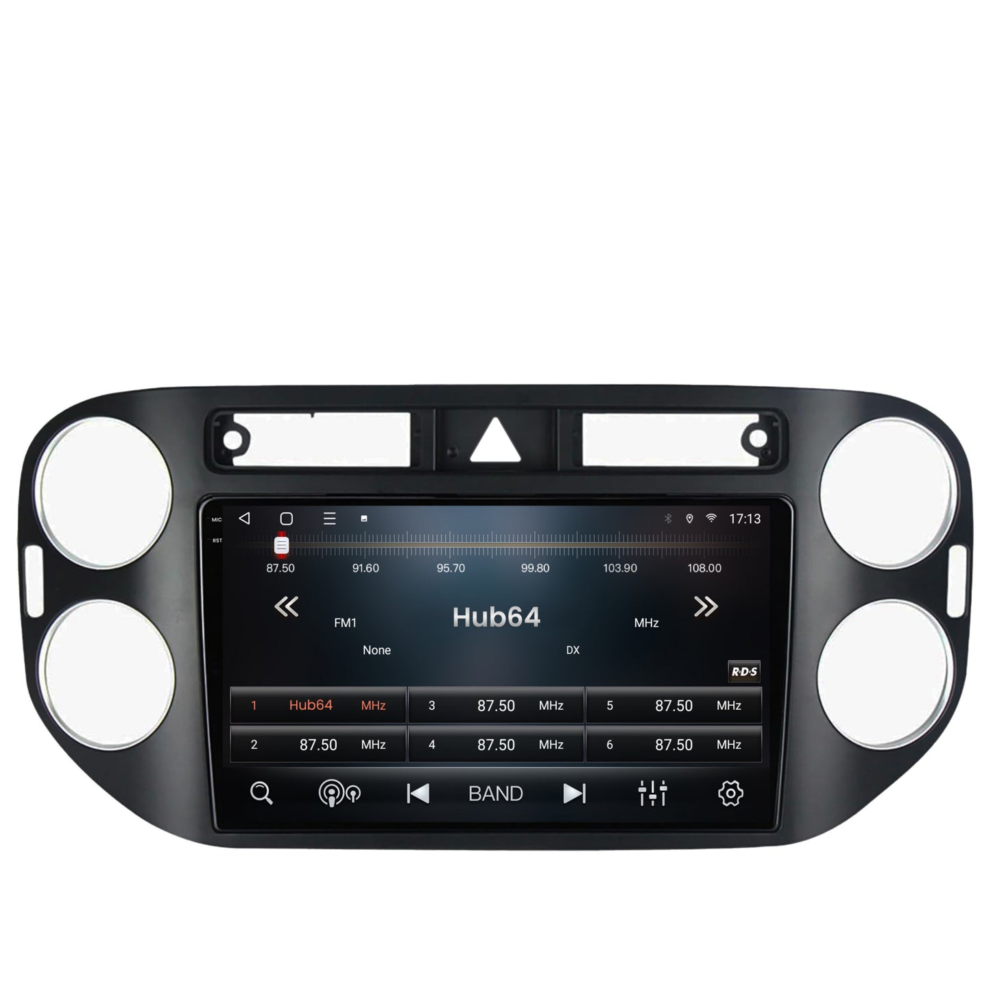 Navigatie 2K HUB64 Volkswagen Tiguan (2008-2010) / VW Golf 5 Plus (2004-2012), 8GB RAM, Android, Octacore, Slot Sim 4G, DSP, GPS, Wi-FI, Carplay, Android Auto, USB, Bluetooth, Waze, Touchscreen, 9.
