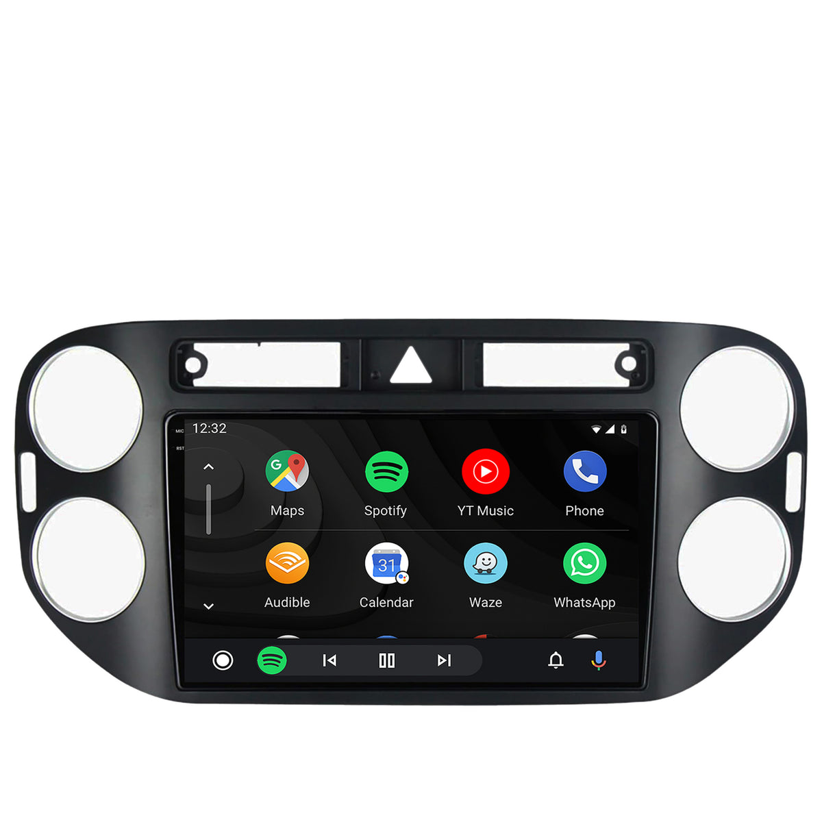 Navigatie 2K HUB64 Volkswagen Tiguan (2008-2010) / VW Golf 5 Plus (2004-2012), 8GB RAM, Android, Octacore, Slot Sim 4G, DSP, GPS, Wi-FI, Carplay, Android Auto, USB, Bluetooth, Waze, Touchscreen, 9.