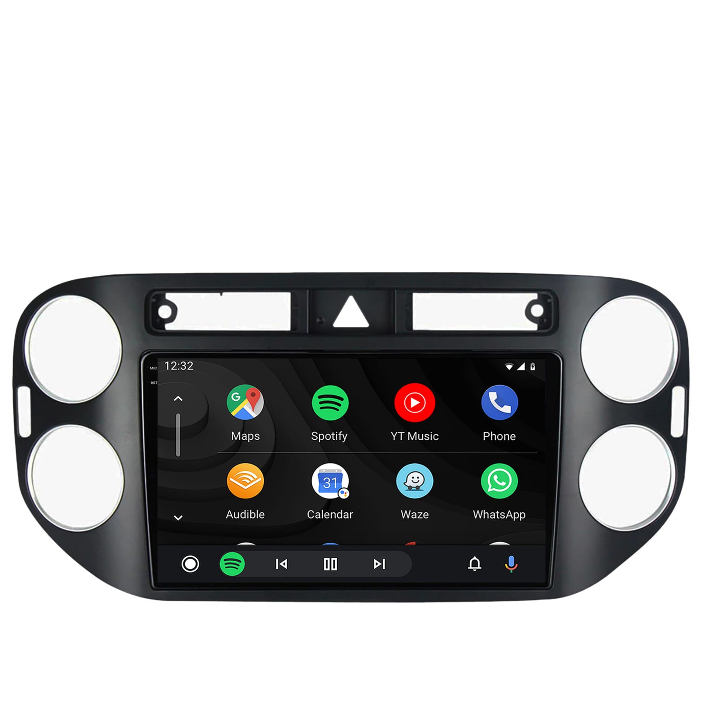 Navigatie 2K HUB64 Volkswagen Tiguan (2008-2010) / VW Golf 5 Plus (2004-2012), 8GB RAM, Android, Octacore, Slot Sim 4G, DSP, GPS, Wi-FI, Carplay, Android Auto, USB, Bluetooth, Waze, Touchscreen, 9.