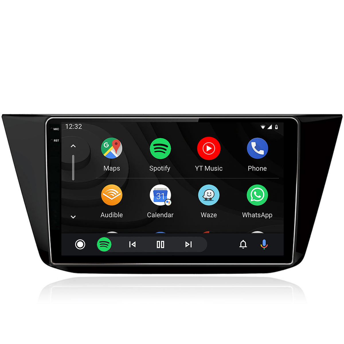 Navigatie 2K HUB64 Volkswagen Tiguan (2016+), 8GB RAM, Android, Octacore, Slot Sim 4G, DSP, GPS, Wi-FI, Carplay, Android Auto, USB, Bluetooth, Waze, Touchscreen, 10.36 Inch
