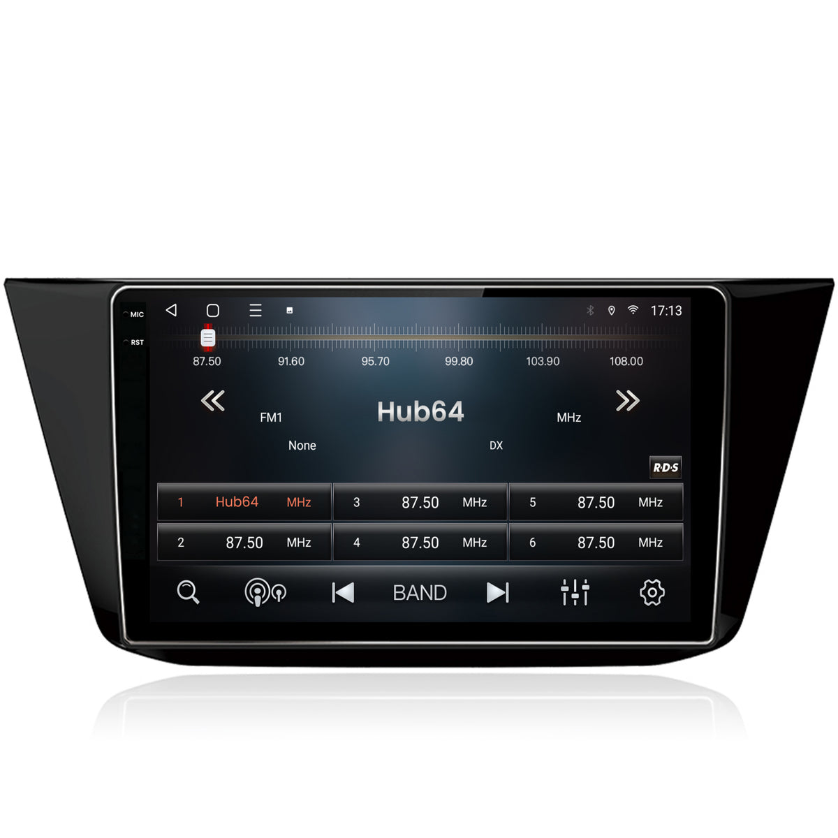 Navigatie 2K HUB64 Volkswagen Tiguan (2016+), 8GB RAM, Android, Octacore, Slot Sim 4G, DSP, GPS, Wi-FI, Carplay, Android Auto, USB, Bluetooth, Waze, Touchscreen, 10.36 Inch