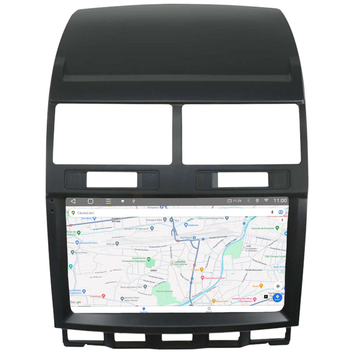 Navigatie 2K HUB64 Volkswagen Touareg (2002-2011), 4GB RAM, Android, Octacore, Slot Sim 4G, DSP, GPS, Wi-FI, Carplay, Android Auto, USB, Bluetooth, Waze, Touchscreen, 9.5 Inch