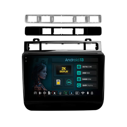 Navigatie 2K HUB64 Volkswagen Touareg (2010-2018), 4GB RAM, Android, Octacore, Slot Sim 4G, DSP, GPS, Wi-FI, Carplay, Android Auto, USB, Bluetooth, Waze, Touchscreen, 9.5 Inch