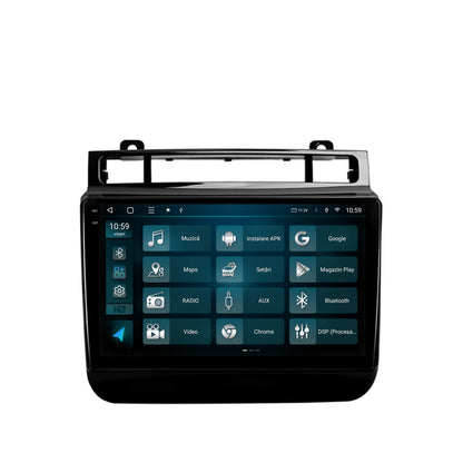 Navigatie 2K HUB64 Volkswagen Touareg (2010-2018), 4GB RAM, Android, Octacore, Slot Sim 4G, DSP, GPS, Wi-FI, Carplay, Android Auto, USB, Bluetooth, Waze, Touchscreen, 9.5 Inch