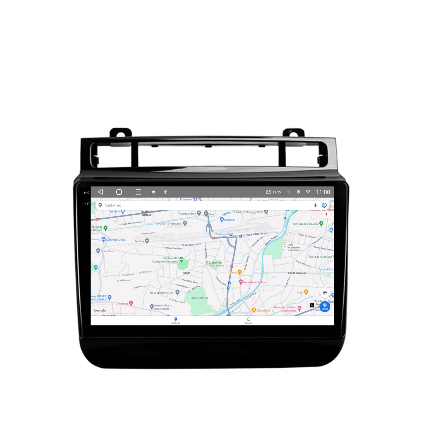 Navigatie 2K HUB64 Volkswagen Touareg (2010-2018), 8GB RAM, Android, Octacore, Slot Sim 4G, DSP, GPS, Wi-FI, Carplay, Android Auto, USB, Bluetooth, Waze, Touchscreen, 9.5 Inch