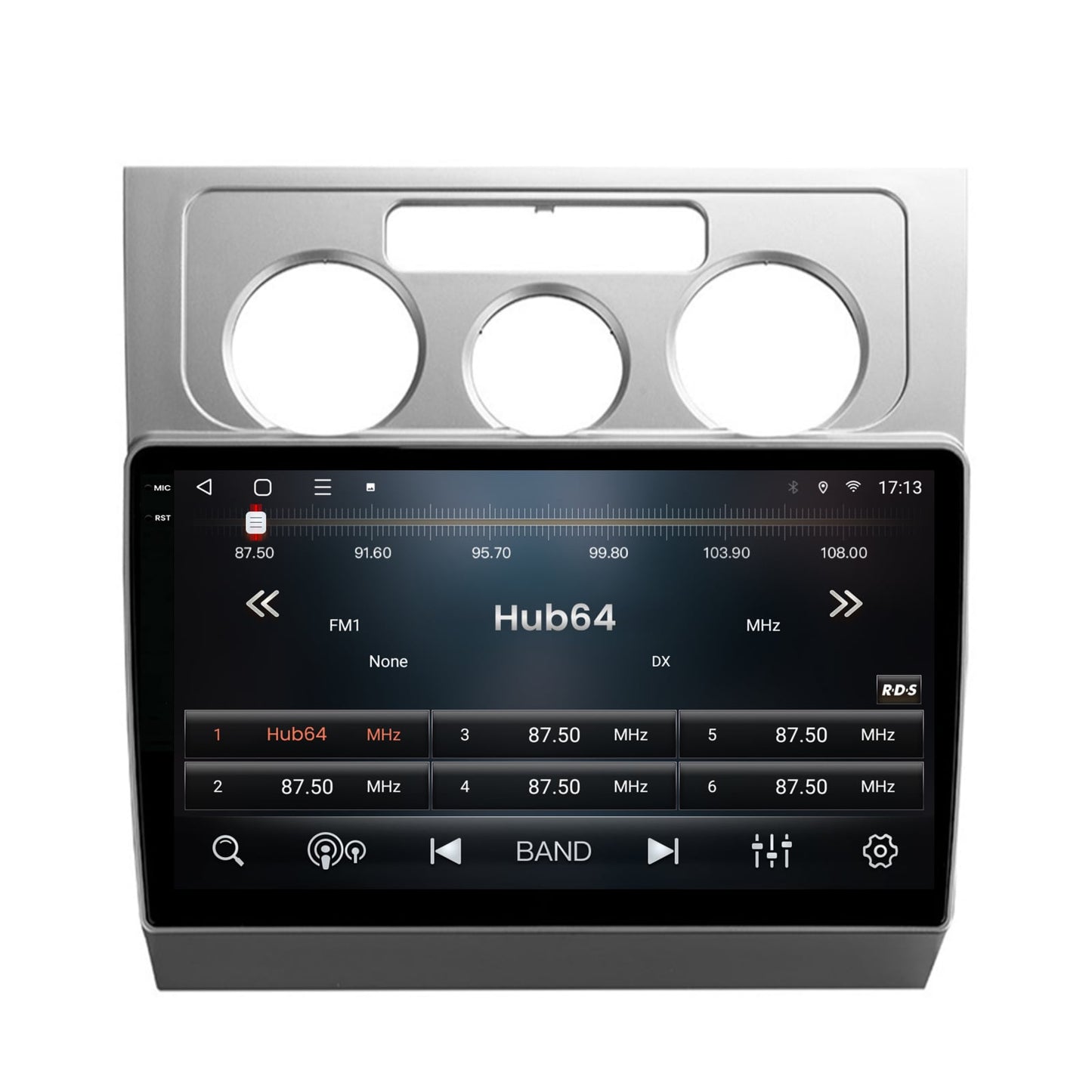 Navigatie 2K HUB64 Volkswagen Touran (2003-2010), 4GB RAM, Android, Octacore, Slot Sim 4G, DSP, GPS, Wi-FI, Carplay, Android Auto, USB, Bluetooth, Waze, Touchscreen, 10.36 Inch