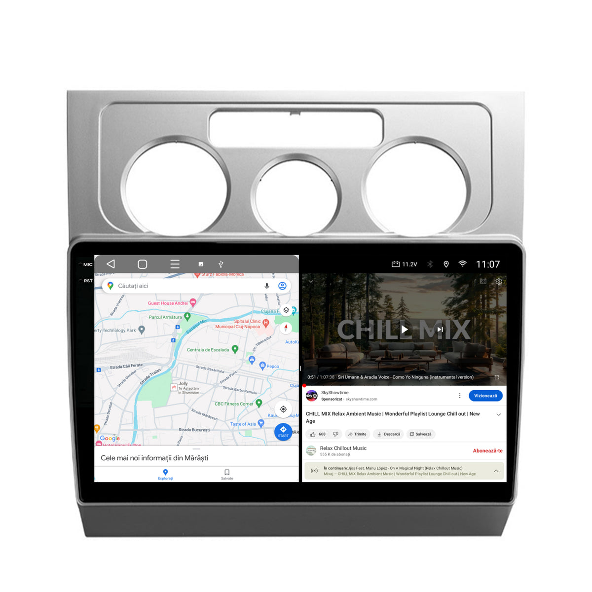 Navigatie 2K HUB64 Volkswagen Touran (2003-2010), 4GB RAM, Android, Octacore, Slot Sim 4G, DSP, GPS, Wi-FI, Carplay, Android Auto, USB, Bluetooth, Waze, Touchscreen, 10.36 Inch