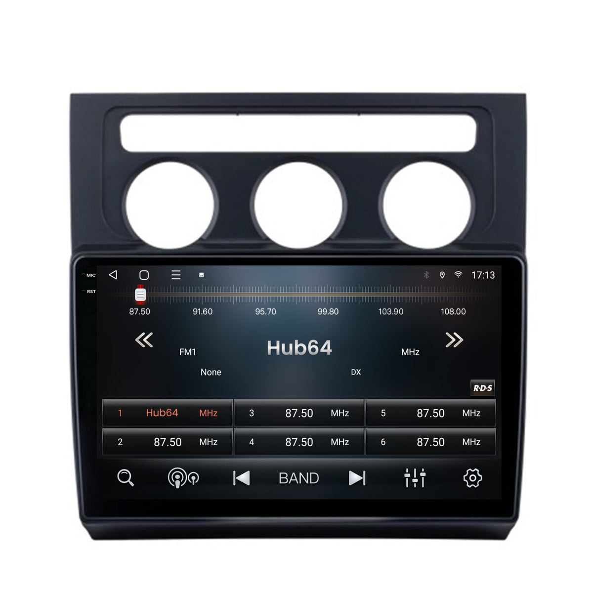 Navigatie 2K HUB64 Volkswagen Touran (2003-2010), 4GB RAM, Android, Octacore, Slot Sim 4G, DSP, GPS, Wi-FI, Carplay, Android Auto, USB, Bluetooth, Waze, Touchscreen, 10.36 Inch