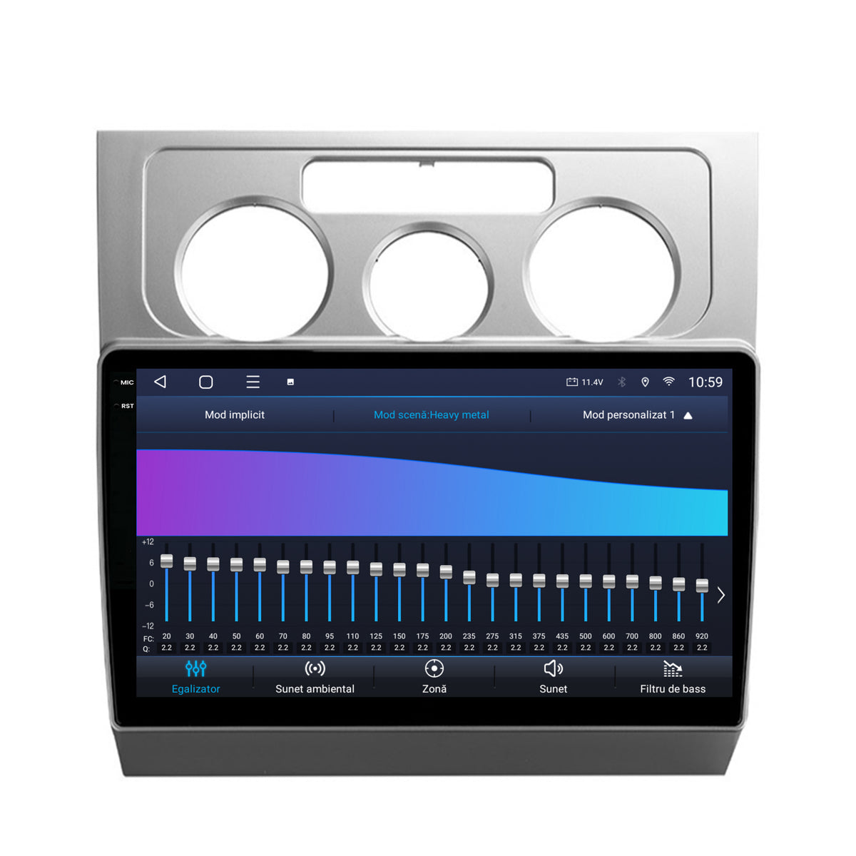 Navigatie 2K HUB64 Volkswagen Touran (2003-2010), 8GB RAM, Android, Octacore, Slot Sim 4G, DSP, GPS, Wi-FI, Carplay, Android Auto, USB, Bluetooth, Waze, Touchscreen, 10.36 Inch