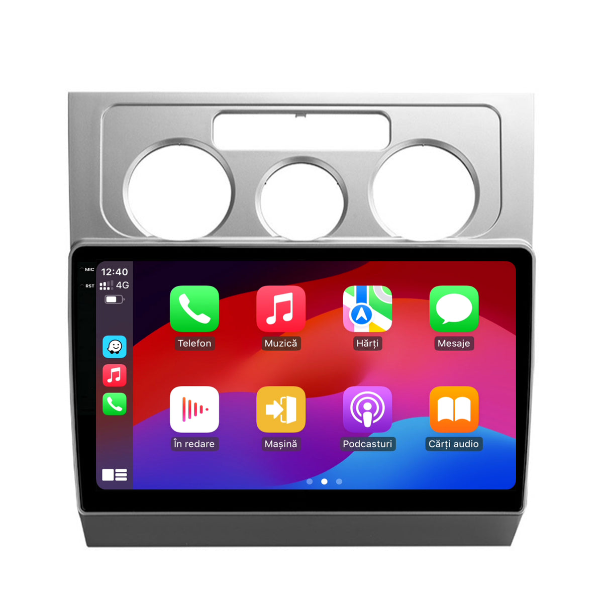 Navigatie 2K HUB64 Volkswagen Touran (2003-2010), 8GB RAM, Android, Octacore, Slot Sim 4G, DSP, GPS, Wi-FI, Carplay, Android Auto, USB, Bluetooth, Waze, Touchscreen, 10.36 Inch