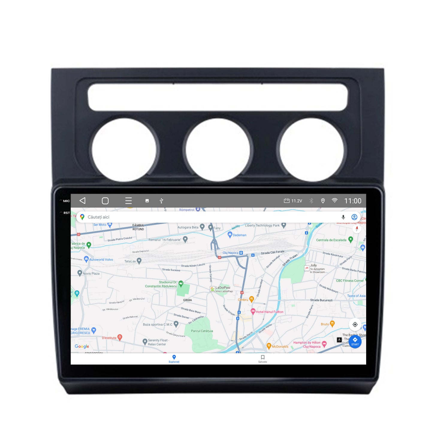 Navigatie 2K HUB64 Volkswagen Touran (2003-2010), 8GB RAM, Android, Octacore, Slot Sim 4G, DSP, GPS, Wi-FI, Carplay, Android Auto, USB, Bluetooth, Waze, Touchscreen, 10.36 Inch