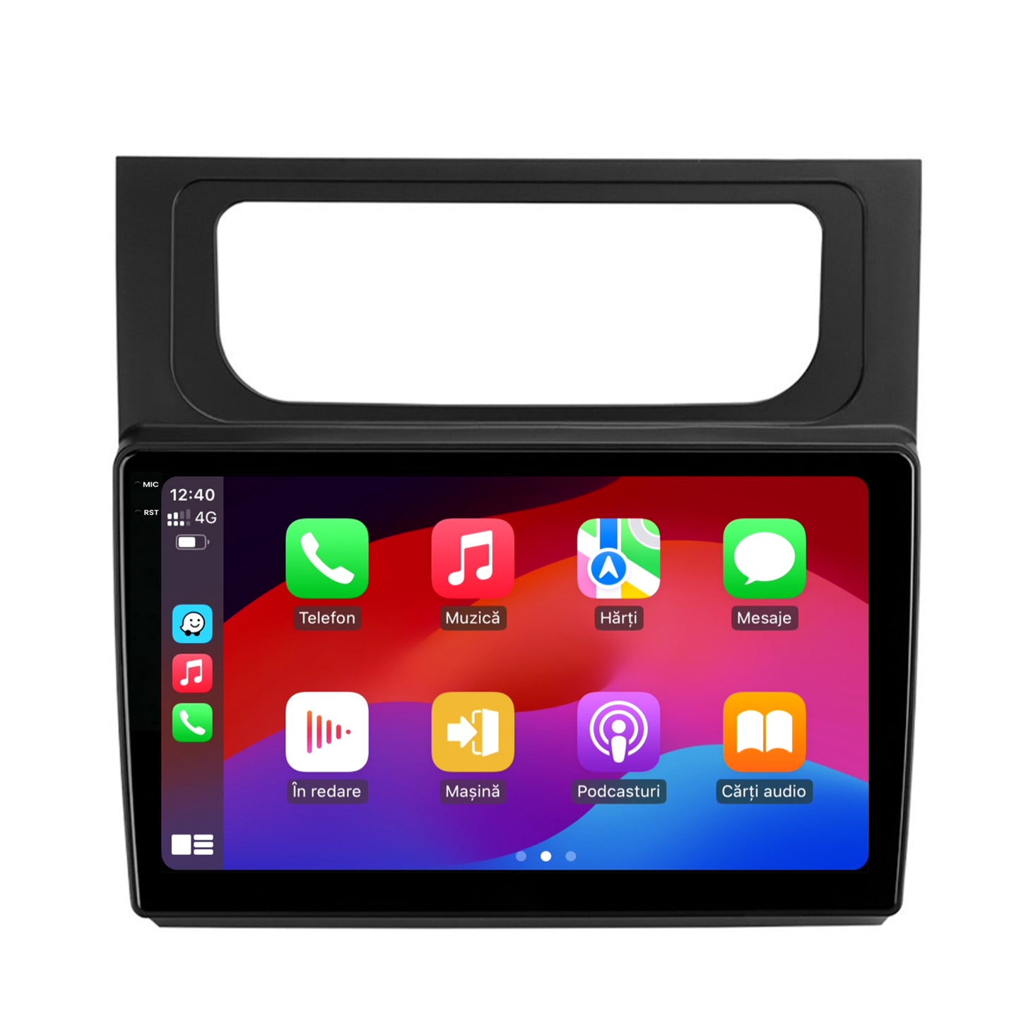 Navigatie 2K HUB64 Volkswagen Touran (2010-2016), 8GB RAM, Android, Octacore, Slot Sim 4G, DSP, GPS, Wi-FI, Carplay, Android Auto, USB, Bluetooth, Waze, Touchscreen, 10.36 Inch