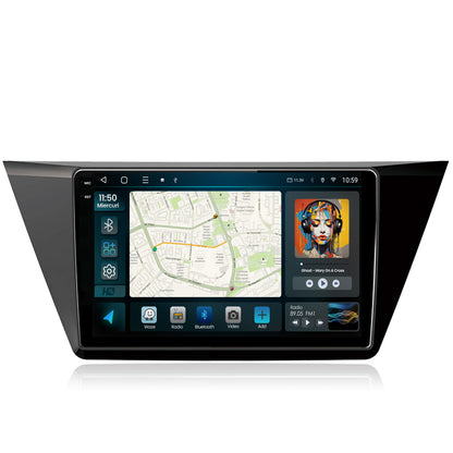 Navigatie 2K HUB64 Volkswagen Touran (2016+), 4GB RAM, Android, Octacore, Slot Sim 4G, DSP, GPS, Wi-FI, Carplay, Android Auto, USB, Bluetooth, Waze, Touchscreen, 10.36 Inch