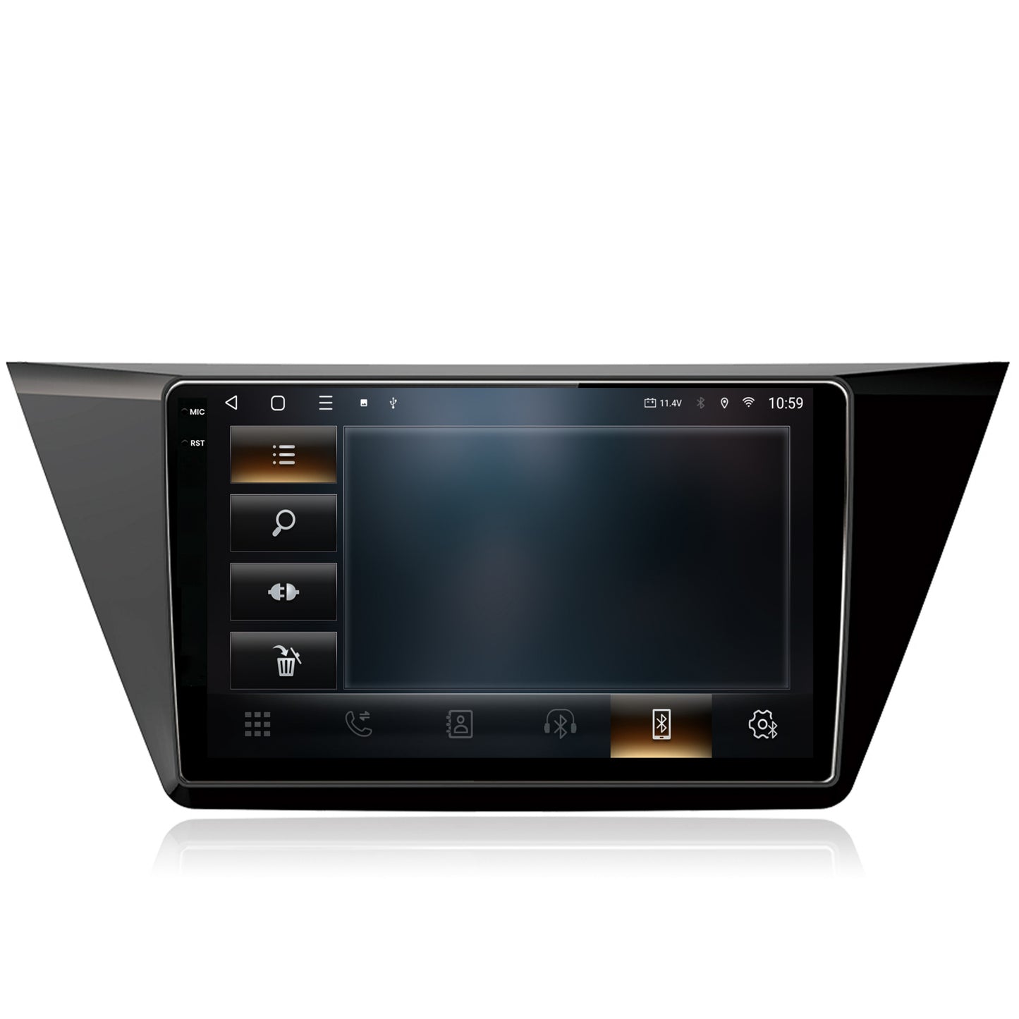 Navigatie 2K HUB64 Volkswagen Touran (2016+), 4GB RAM, Android, Octacore, Slot Sim 4G, DSP, GPS, Wi-FI, Carplay, Android Auto, USB, Bluetooth, Waze, Touchscreen, 10.36 Inch
