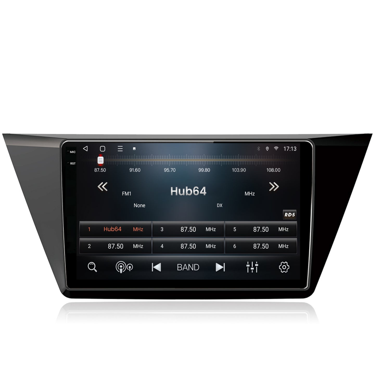 Navigatie 2K HUB64 Volkswagen Touran (2016+), 8GB RAM, Android, Octacore, Slot Sim 4G, DSP, GPS, Wi-FI, Carplay, Android Auto, USB, Bluetooth, Waze, Touchscreen, 10.36 Inch