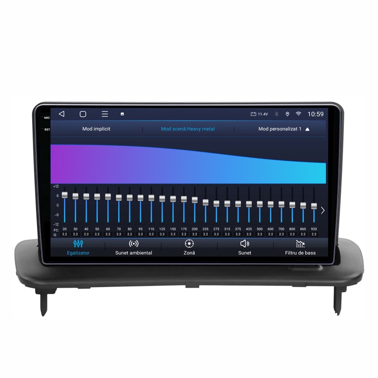 Navigatie 2K HUB64 Volvo C40 C30 S40 C70 V50 (2004-2012), 4GB RAM, Android, Octacore, Slot Sim 4G, DSP, GPS, Wi-FI, Carplay, Android Auto, USB, Bluetooth, Waze, Touchscreen, 9.5 Inch