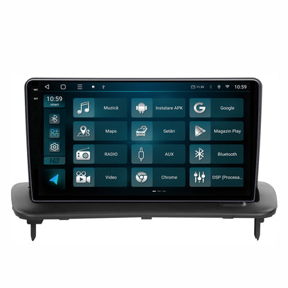Navigatie 2K HUB64 Volvo C40 C30 S40 C70 V50 (2004-2012), 8GB RAM, Android, Octacore, Slot Sim 4G, DSP, GPS, Wi-FI, Carplay, Android Auto, USB, Bluetooth, Waze, Touchscreen, 9.5 Inch -