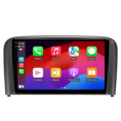 Navigatie 2K HUB64 Volvo S80 (1998-2004), 4GB RAM, Android, Octacore, Slot Sim 4G, DSP, GPS, Wi-FI, Carplay, Android Auto, USB, Bluetooth, Waze, Touchscreen, 9.5 Inch