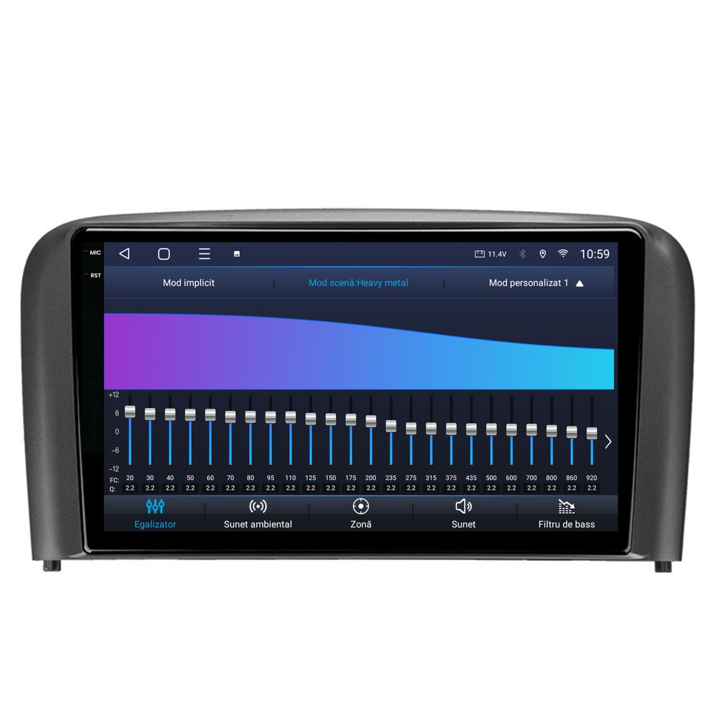 Navigatie 2K HUB64 Volvo S80 (1998-2004), 8GB RAM, Android, Octacore, Slot Sim 4G, DSP, GPS, Wi-FI, Carplay, Android Auto, USB, Bluetooth, Waze, Touchscreen, 9.5 Inch