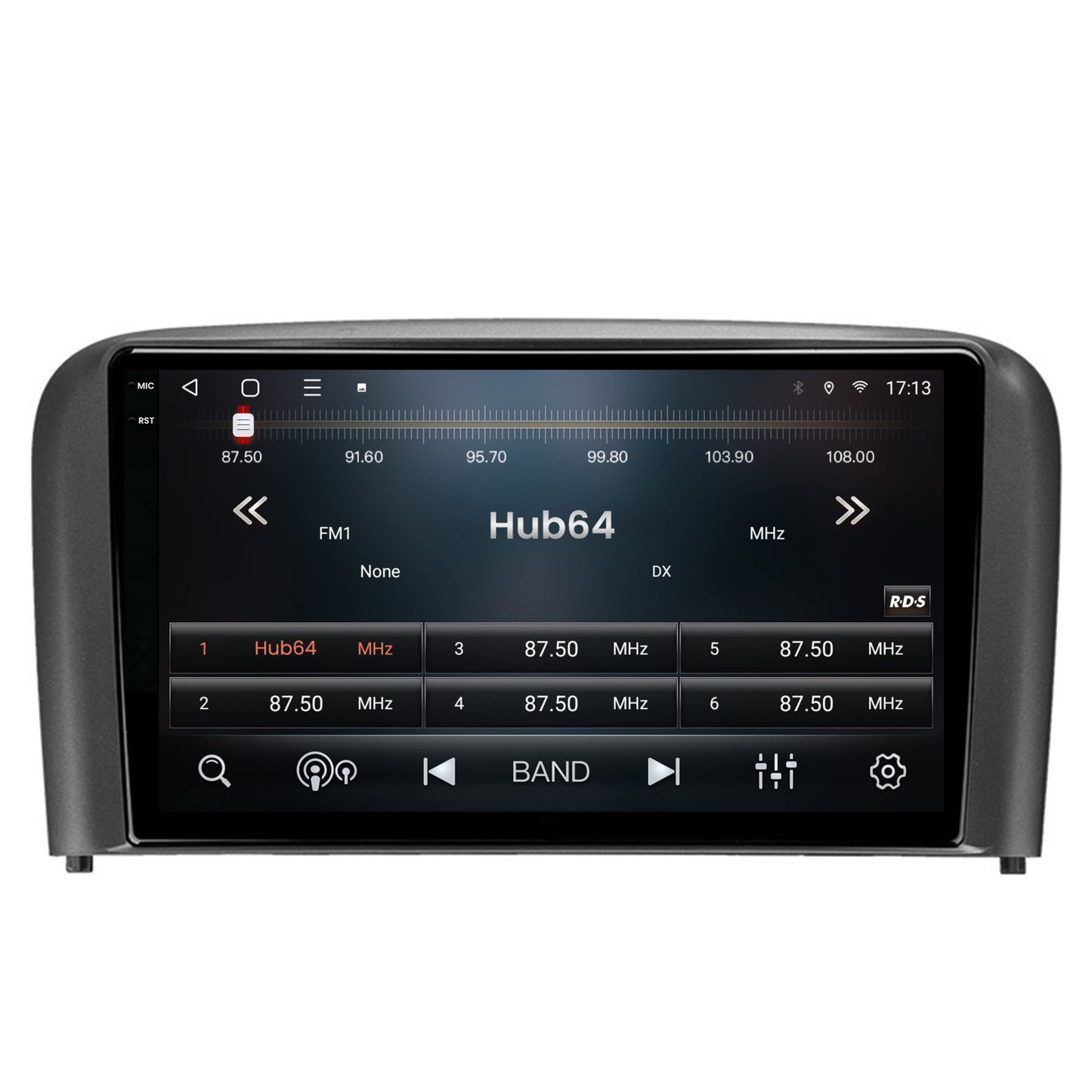 Navigatie 2K HUB64 Volvo S80 (1998-2004), 8GB RAM, Android, Octacore, Slot Sim 4G, DSP, GPS, Wi-FI, Carplay, Android Auto, USB, Bluetooth, Waze, Touchscreen, 9.5 Inch