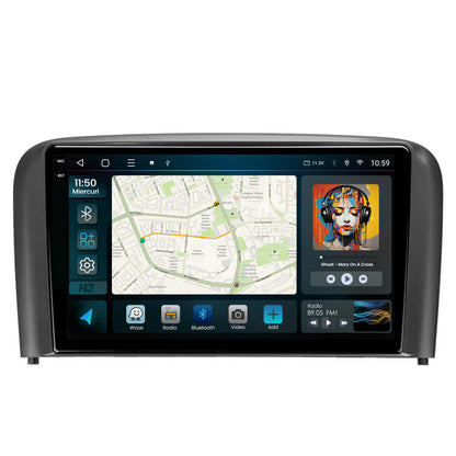 Navigatie 2K HUB64 Volvo S80 (1998-2004), 8GB RAM, Android, Octacore, Slot Sim 4G, DSP, GPS, Wi-FI, Carplay, Android Auto, USB, Bluetooth, Waze, Touchscreen, 9.5 Inch