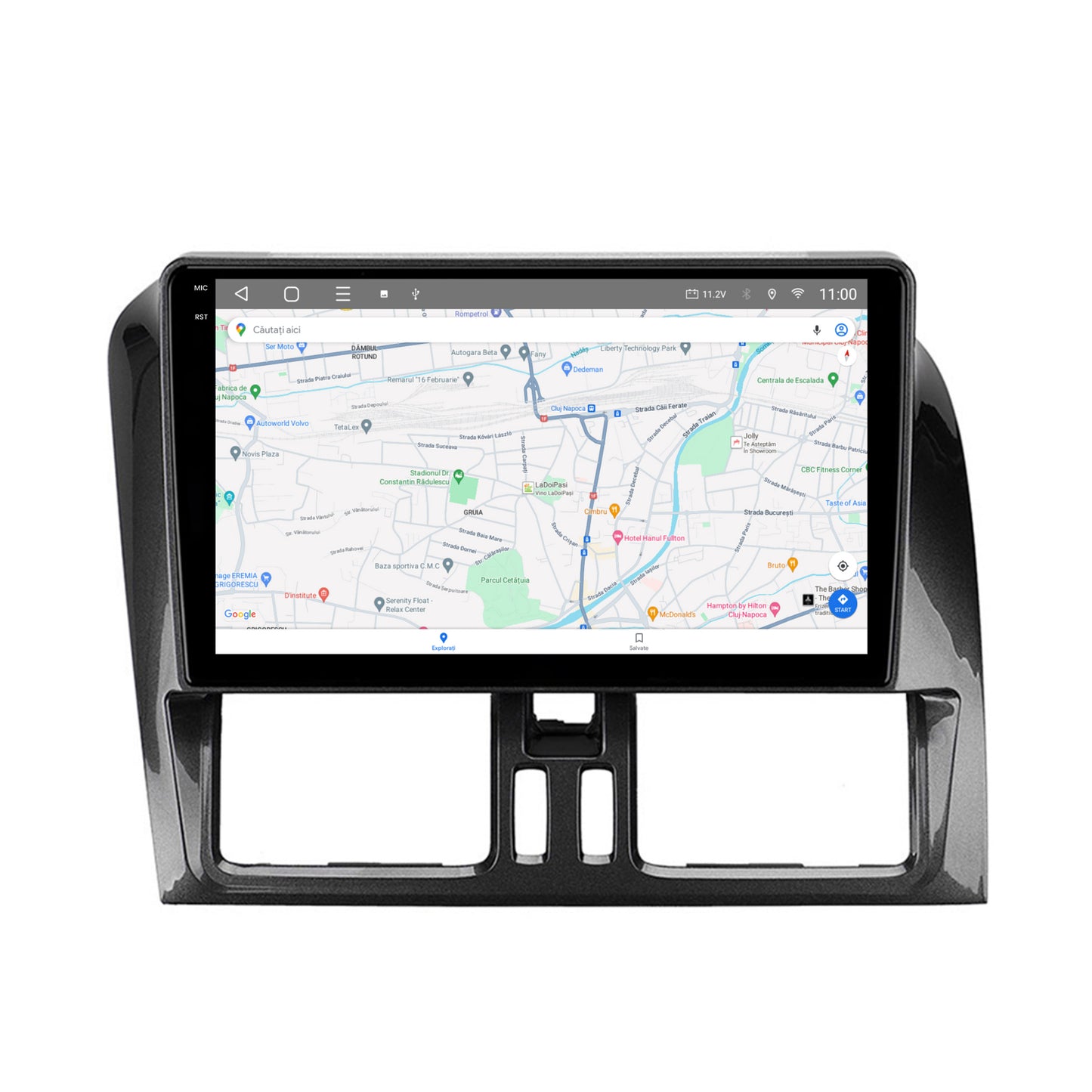 Navigatie 2K HUB64 Volvo XC60 (2008-2013), 8GB RAM, Android, Octacore, Slot Sim 4G, DSP, GPS, Wi-FI, Carplay, Android Auto, USB, Bluetooth, Waze, Touchscreen, 9.5 Inch