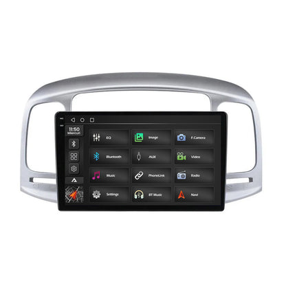 Navigatie 2K Hyundai Accent (2006-2011), Android, S-Quadcore / 4GB RAM + 64GB ROM, 9.5 Inch - AD-BGS90042K+AD-BGRKIT211