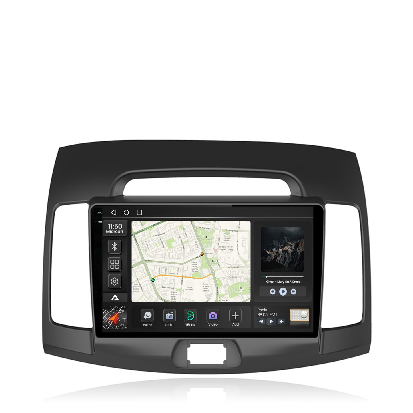 Navigatie 2K Hyundai Elantra (2006-2011), Android, S-Quadcore / 4GB RAM + 64GB ROM, 9.5 Inch - AD-BGS90042K+AD-BGRKIT178