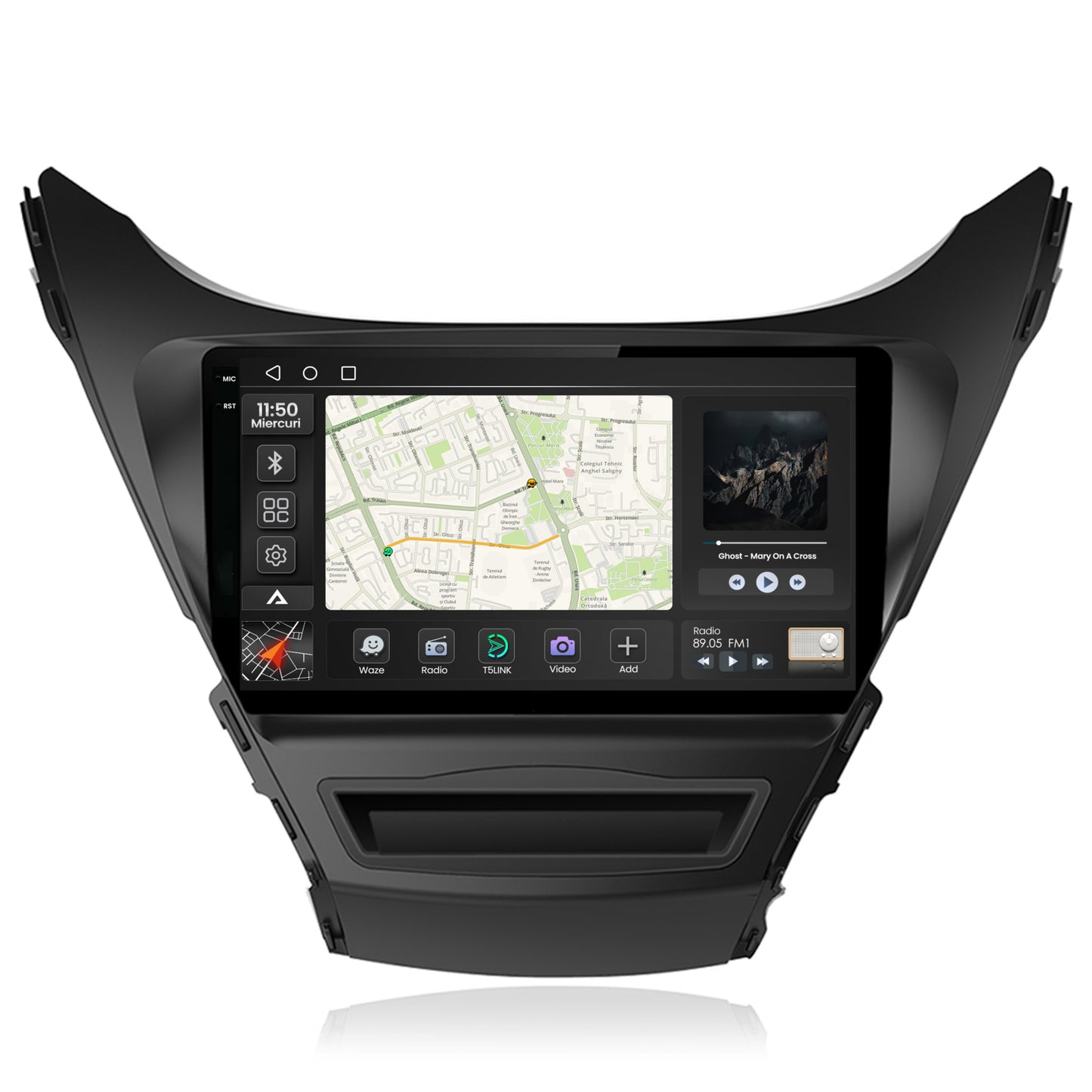 Navigatie 2K Hyundai Elantra (2012-2014), Android, S-Quadcore / 4GB RAM + 64GB ROM, 9Inch - AD-BGS90042K+AD-BGRKIT177
