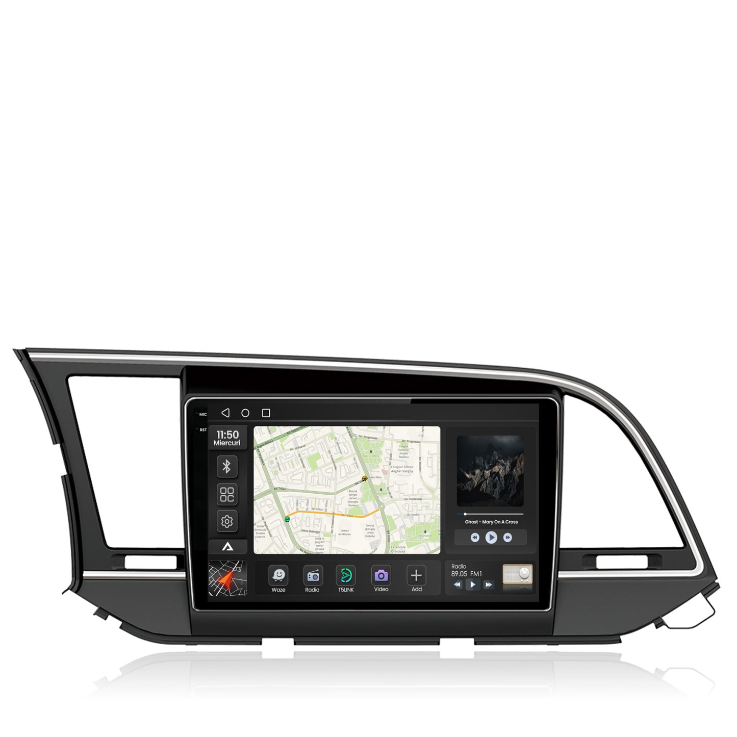 Navigatie 2K Hyundai Elantra (2015-2018), Android, S-Quadcore / 4GB RAM + 64GB ROM, 9.5 Inch - AD-BGS90042K+AD-BGRKIT180