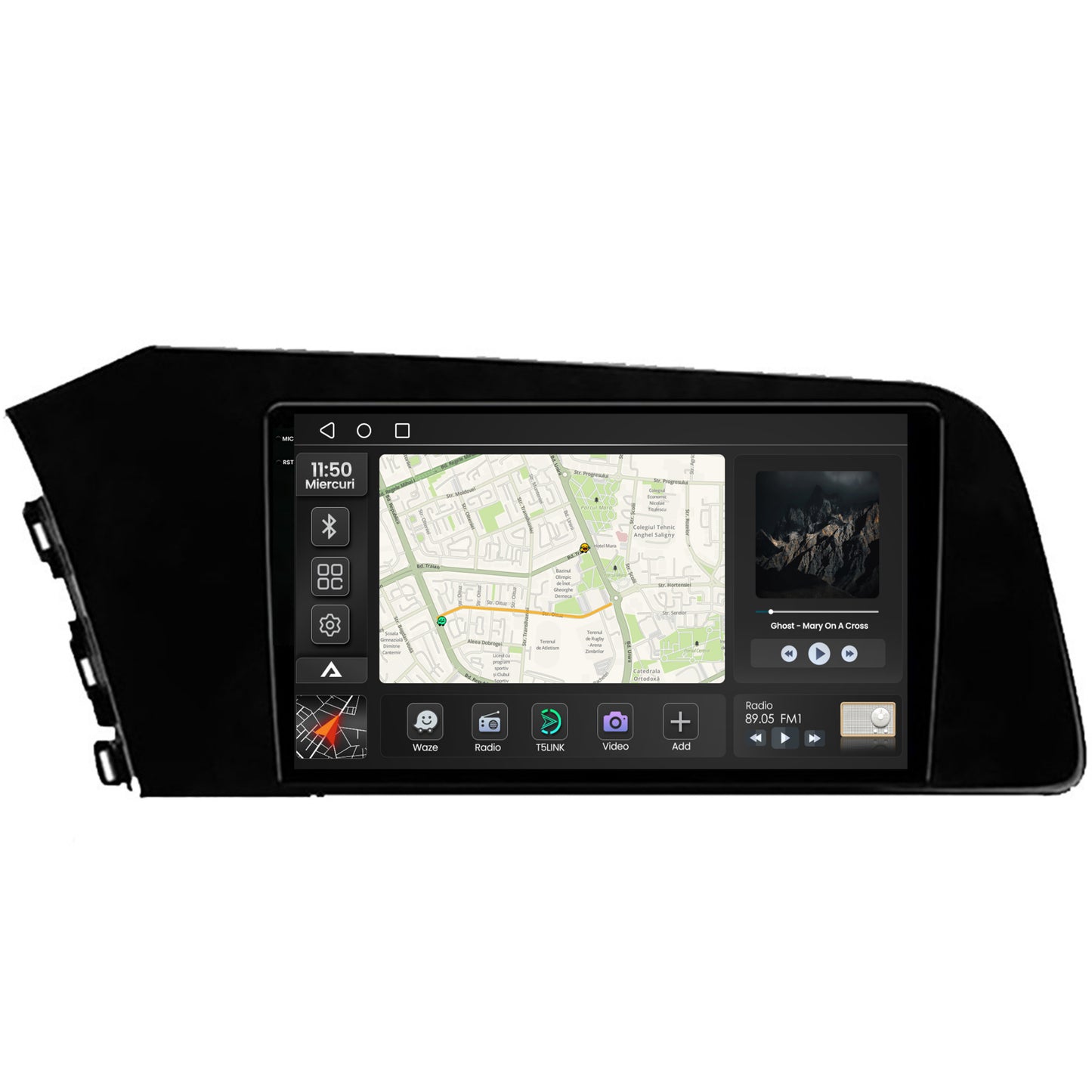 Navigatie 2K Hyundai Elantra (2020-Prezent), Android, S-Quadcore / 4GB RAM + 64GB ROM, 9Inch - AD-BGS90042K+AD-BGRKIT227