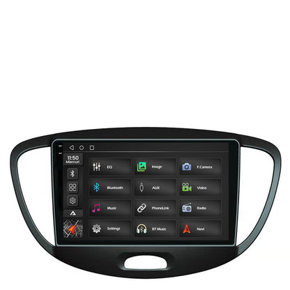 Navigatie 2K Hyundai I10 (2007-2013), Android, S-Quadcore / 4GB RAM + 64GB ROM, 9.5 Inch - AD-BGS90042K+AD-BGRKIT198